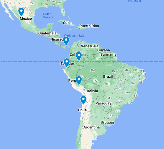 South America Map June 2024